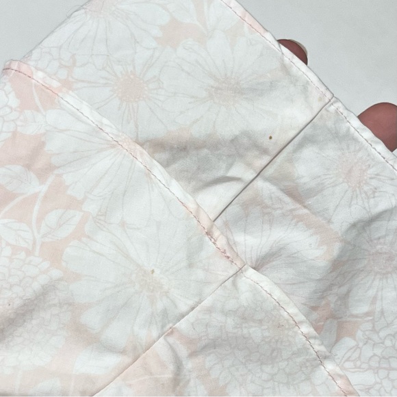 Lisa Marie Fernandez Pink Floral Ruffle Dress w/ Tie Belt Cotton Size Small - Picture 6 of 10